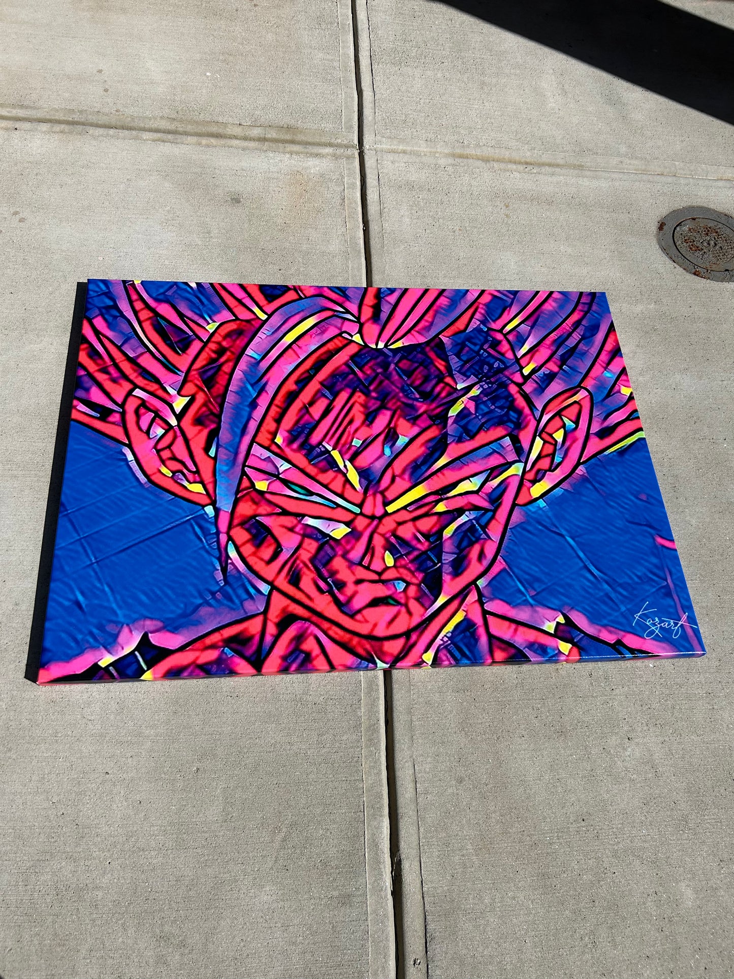 Mutanity Illustrates DBZ Teen Gohan 44”x 60” Canvas Print