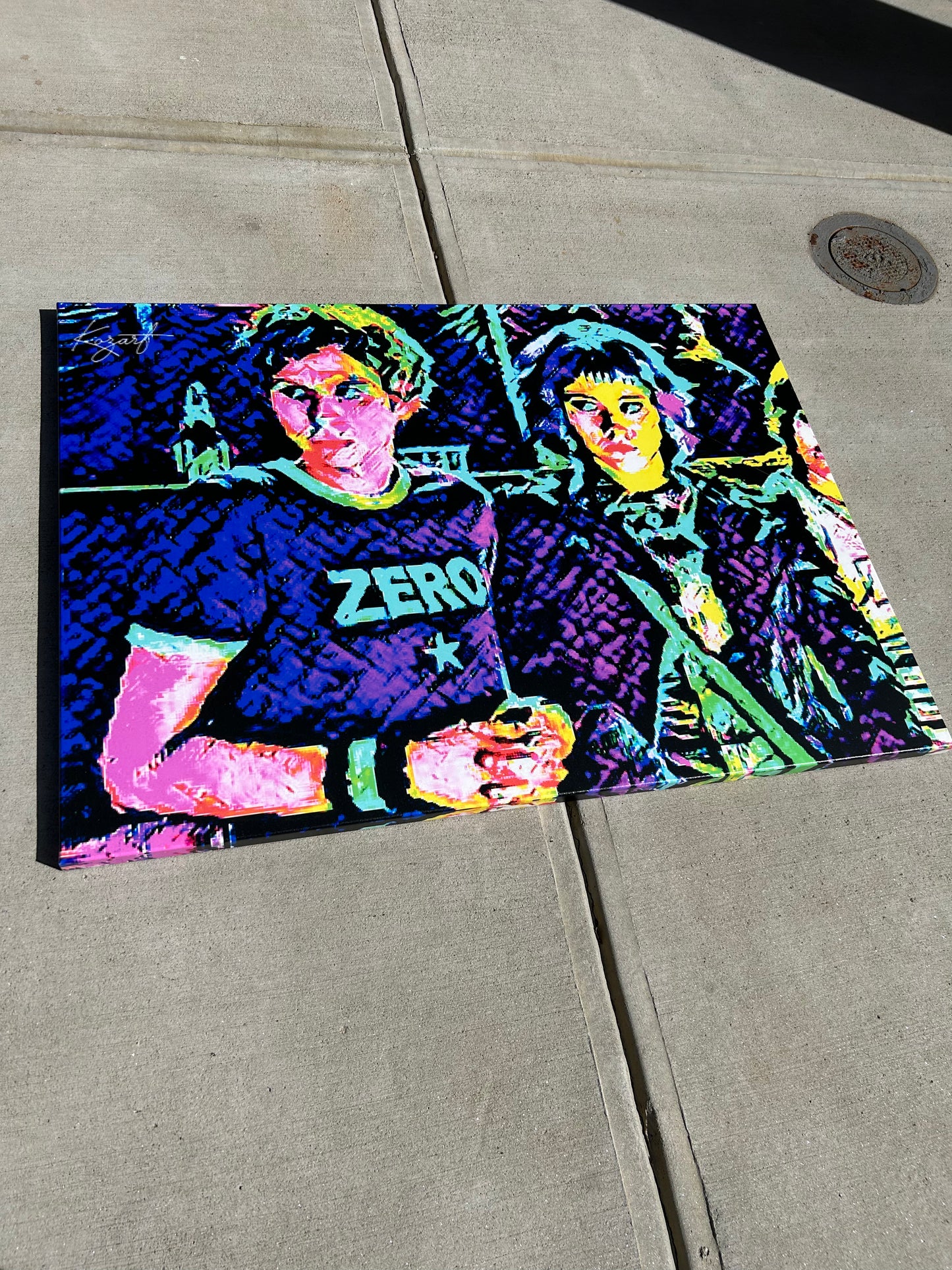 Mutanity Illustrates Scott Pilgrim Vs the Wrld 44x60” Canvas