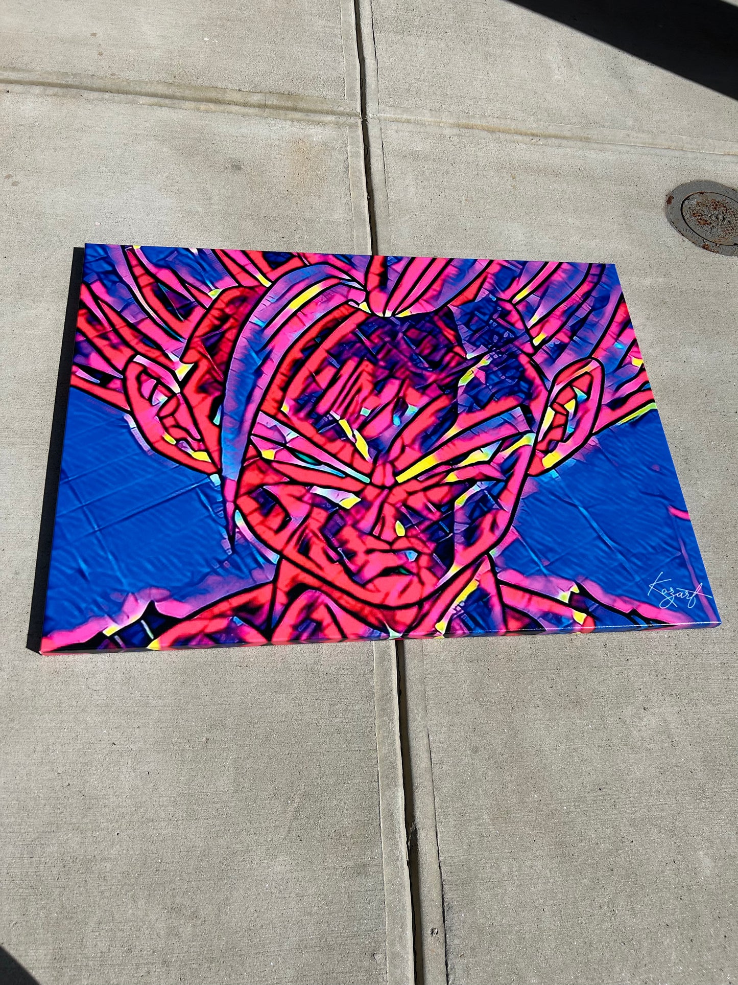 Mutanity Illustrates DBZ Teen Gohan 44”x 60” Canvas Print