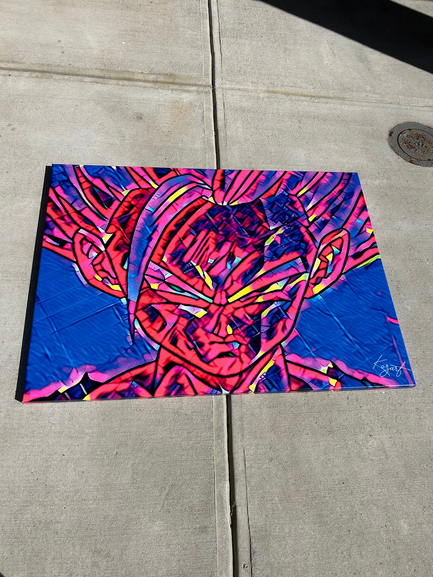 Mutanity Illustrates DBZ Teen Gohan 44”x 60” Canvas Print