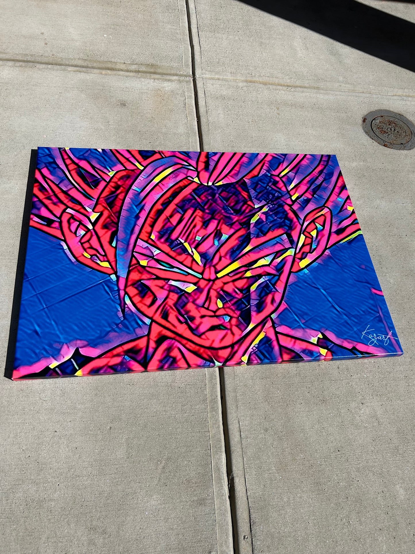 Mutanity Illustrates DBZ Teen Gohan 44”x 60” Canvas Print