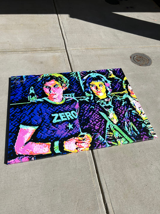 Mutanity Illustrates Scott Pilgrim Vs the Wrld 44x60” Canvas