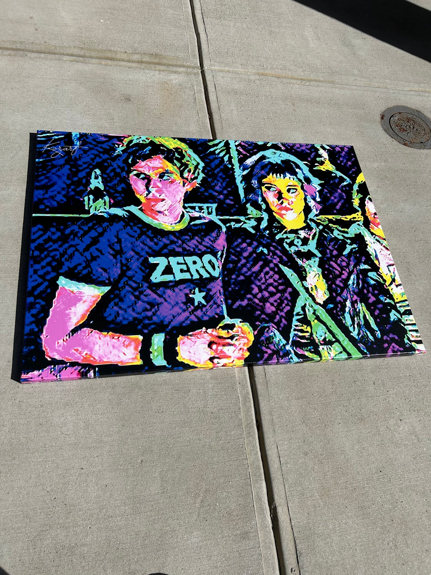 Mutanity Illustrates Scott Pilgrim Vs the Wrld 44x60” Canvas