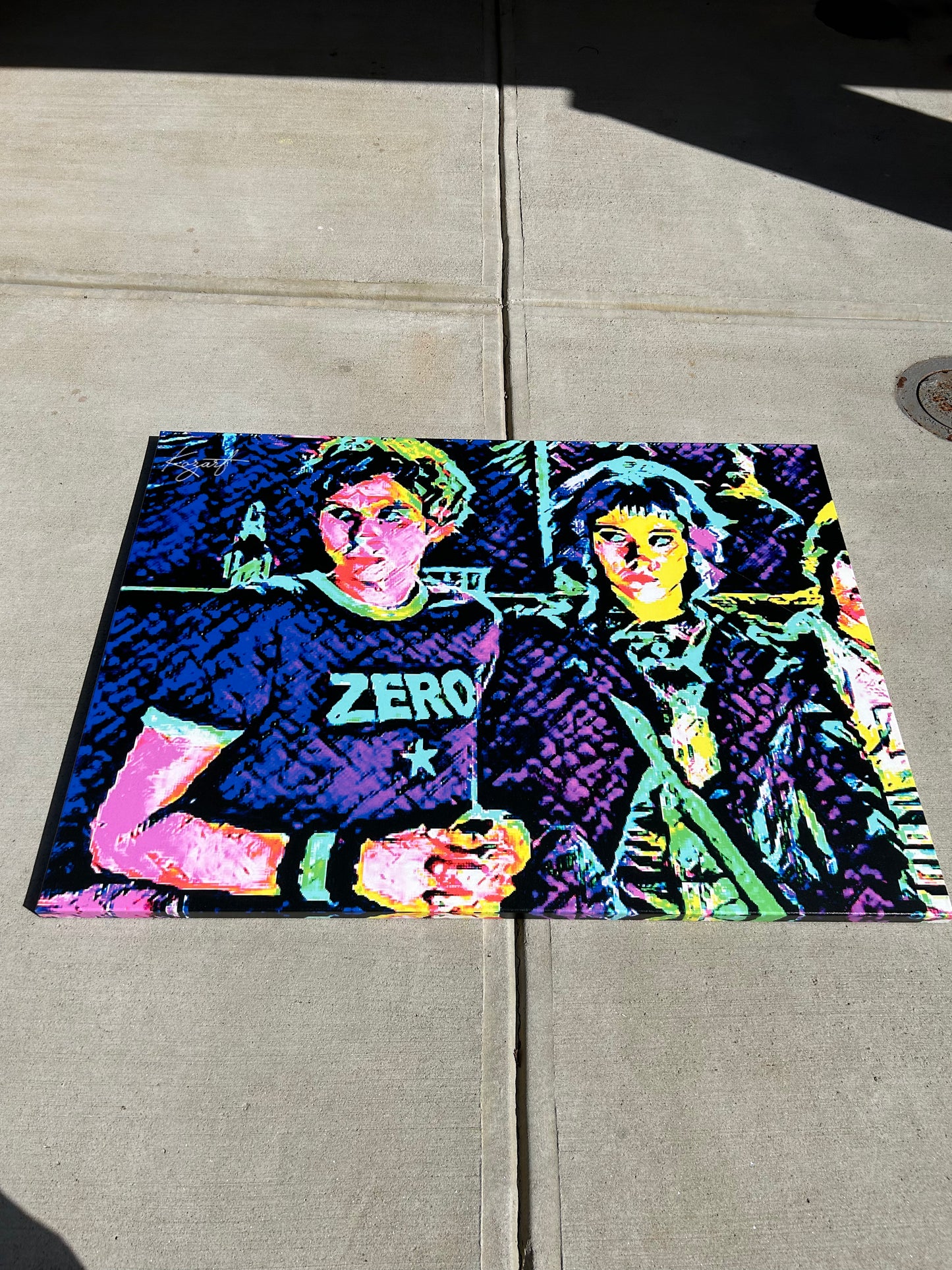 Mutanity Illustrates Scott Pilgrim Vs the Wrld 44x60” Canvas